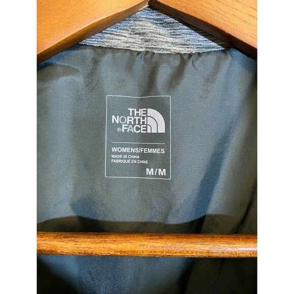 The North Face Jacket Women's Size M Green Long Pseudio Cowlneck Full Zip Puffer - Picture 13 of 13